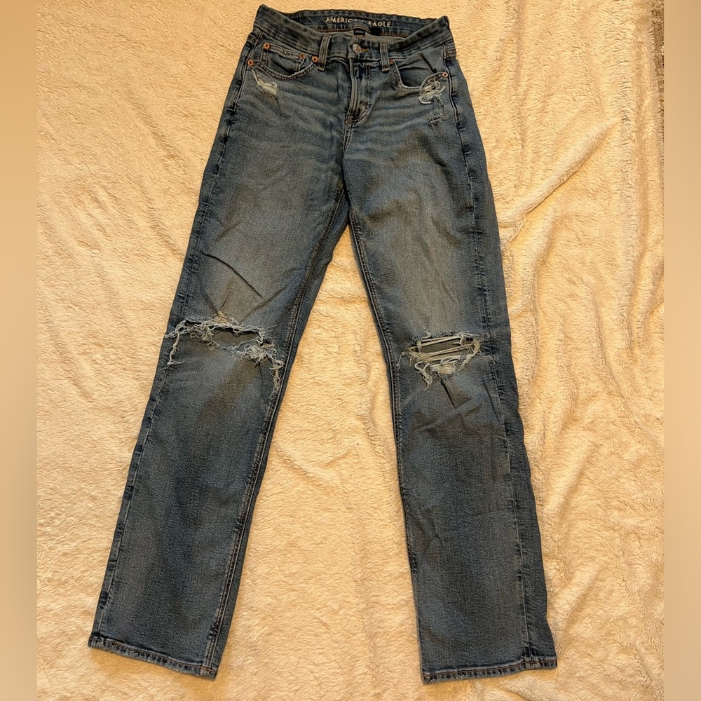 American Eagle Curvy Straight Jeans